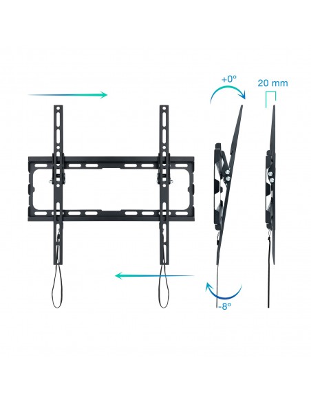 SOPORTE PARED TV TOOQ LP1071T-B NEGRO 32-70" MAX 45 KG