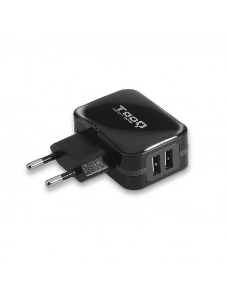 CARGADOR PARED USB TQWC-1S02 2xUSB 3.4 A(TOTAL) AI-TECH NEGRO