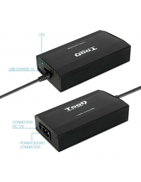 CARGADOR PORTATIL UNIVERSAL TQLC-100BS01M 100W  1xUSB