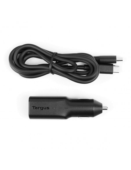 CARGADOR UNIVERSAL COCHE TARGUS PARA PORTATIL 45W TIPO C NEGRO