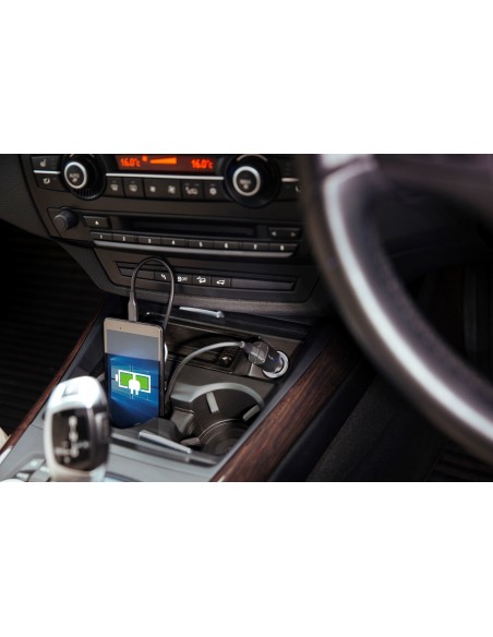 CARGADOR UNIVERSAL COCHE TARGUS PARA PORTATIL 45W TIPO C NEGRO