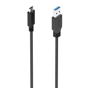 CABLE AISENS USB 3.1 GEN2 10GBPS 3A TIPO USB-C M-A M NEGRO 2.0M