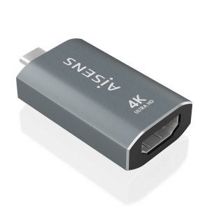 ADAPTADOR CONVERSOR AISENS ALUMINIO USB-C M A HDMI 4K@60HZ H GRIS