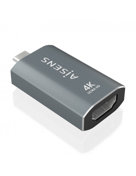 ADAPTADOR CONVERSOR AISENS ALUMINIO USB-C M A HDMI 4K@60HZ H GRIS