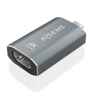 ADAPTADOR CONVERSOR AISENS ALUMINIO USB-C M A HDMI 4K@60HZ H GRIS 2