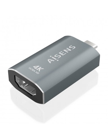 ADAPTADOR CONVERSOR AISENS ALUMINIO USB-C M A HDMI 4K@60HZ H GRIS