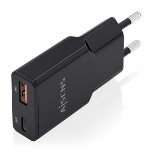 CARGADOR AISENS GAN ULTRA DELGADO 30W USB-C PD3.0 QC4.0 USB-A QC3.0 2