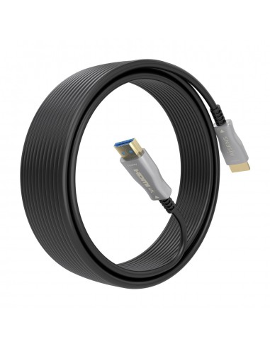 CABLE HDMI AISENS V2.0 OPTICO ACTIVO AOC 4K60HZ 18GBPS A M-A M 10M NEGRO
