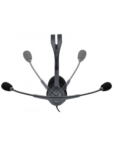 AURICULARES LOGITECH H111 GRIS MICROFONO ALAMBRICO