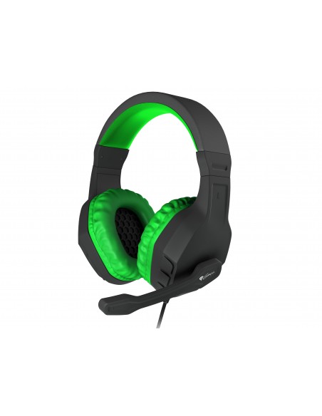 AURICULARES GAMING GENESIS ARGON 200 2.0 MINI JACK NEGRO-VERDE