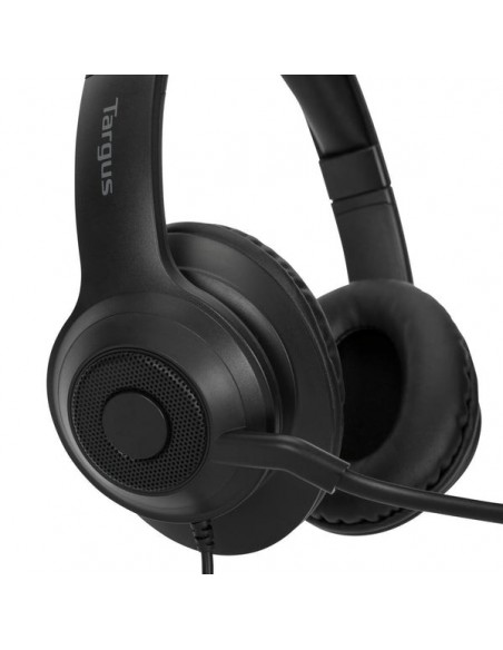 AURICULARES STEREO TARGUS ALAMBRICO NEGRO