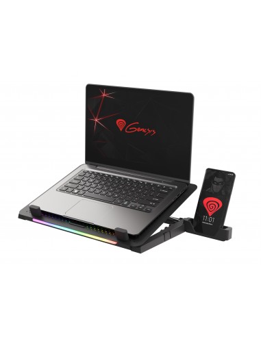 BASE REFRIGERADORA GENESIS OXID 450 RGB PARA PORTATIL 15.6"