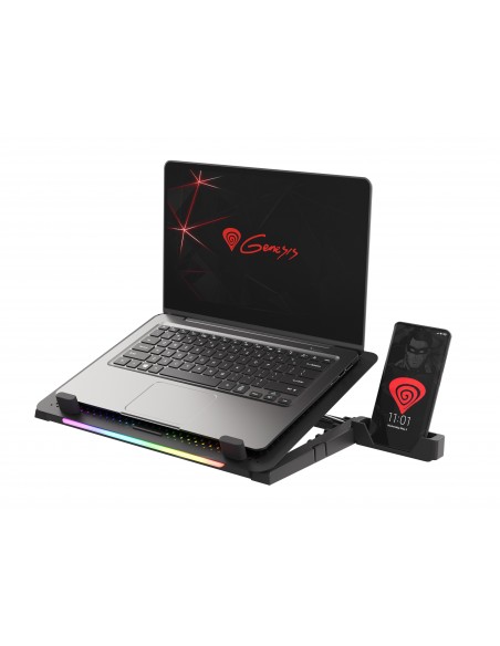 BASE REFRIGERADORA GENESIS OXID 450 RGB PARA PORTATIL 15.6"