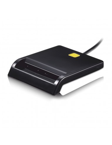 LECTOR TARJETAS EXTERNO TARJETAS INTELIGENTES Y DNIe TOOQ TQR-210B NEGRO