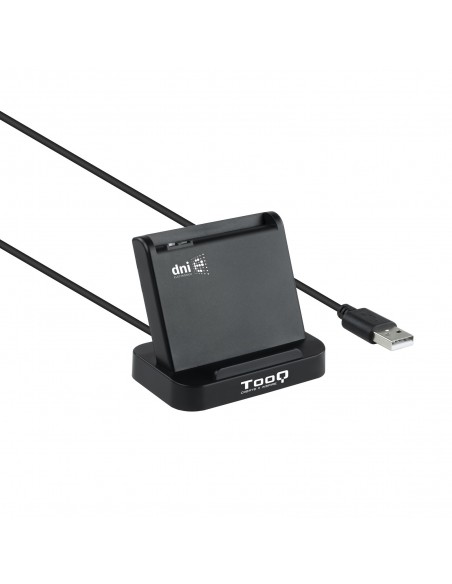 LECTOR DE TARJETAS EXTERNO TOOQ TQR-220B DNIE VISION USB 2.0 NEGRO