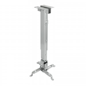 SOPORTE TECHO PROYECTOR TOOQ PJ2012T-SPLATA 130 430 - 650 mm MAX 20 KG