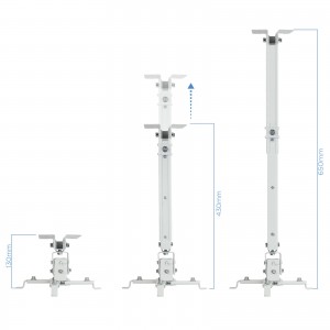 SOPORTE PROYECTOR TECHO TOOQ PJ2012T MX 20 KGS BLANCO 2