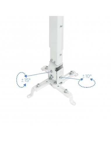 SOPORTE PROYECTOR TECHO TOOQ PJ2012T MX 20 KGS BLANCO