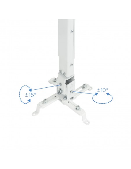 SOPORTE PROYECTOR TECHO TOOQ PJ2012T MX 20 KGS BLANCO