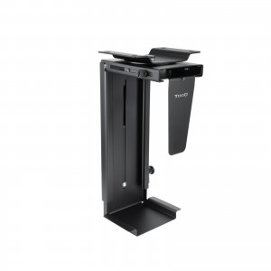 SOPORTE PARA CPU TOOQ ESCRITORIO PARED NEGRO