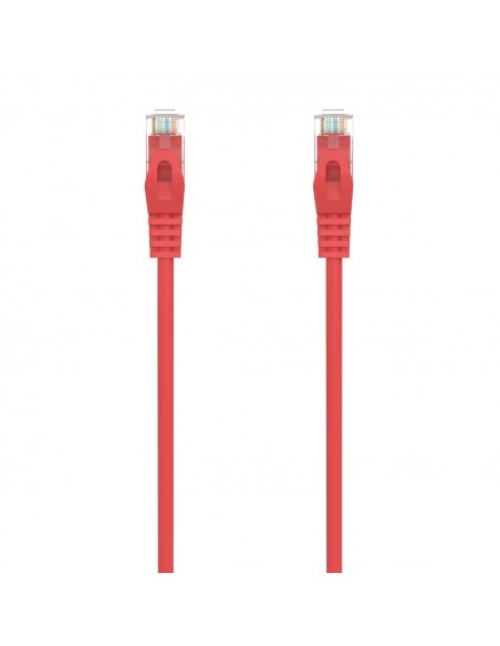 CABLE RED AISENS LATIGUILLO RJ45 LSZH CAT.6A UTP AWG24 0.5M ROJO