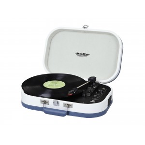 SALLY TOCADISCOS TREV BLUETOOTH BATERIA RECARGABLE USB TT 1020 BT TURQUESA