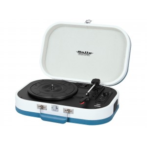SALLY TOCADISCOS TREV BLUETOOTH BATERIA RECARGABLE USB TT 1020 BT TURQUESA 2