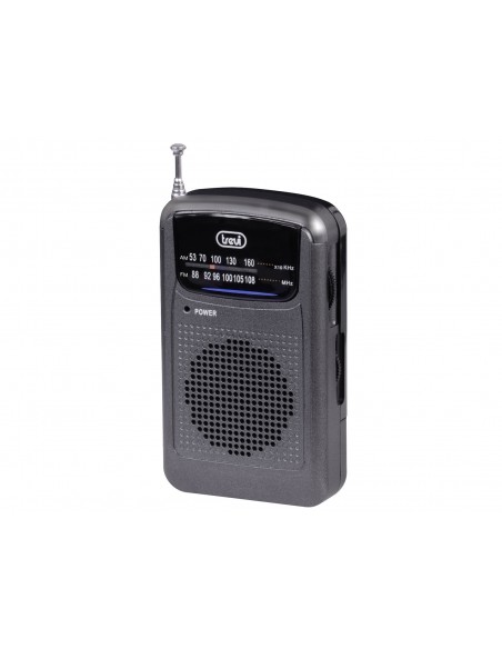 RADIO TREVI BOLSILLO RA 710 GMG MINI PORTABLE AM FM RADIO METAL GUN