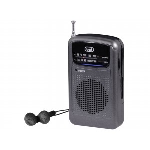 RADIO TREVI BOLSILLO RA 710 GMG MINI PORTABLE AM FM RADIO METAL GUN 2