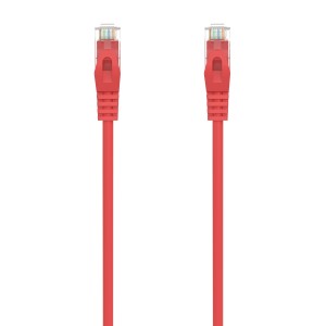 CABLE RED AISENS LATIGUILLO RJ45 LSZH CAT.6A UTP AWG24 25CM ROJO