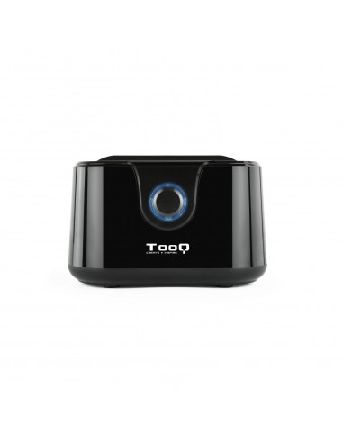 DOCK TOOQ TQDS-802B 2xSATA 2,5" 3,5" USB 3.0, CLONE OTB NEGRO