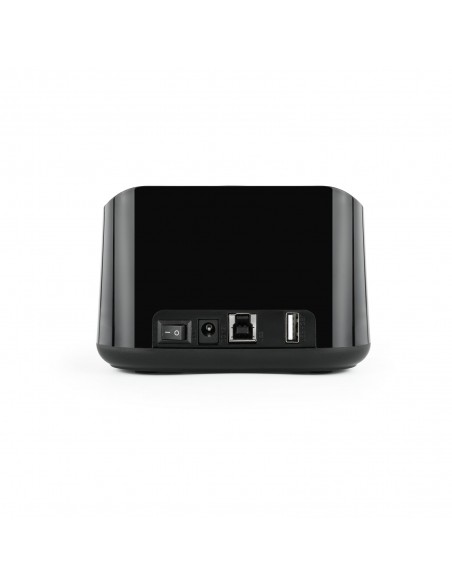 DOCK TOOQ TQDS-802B 2xSATA 2,5" 3,5" USB 3.0, CLONE OTB NEGRO