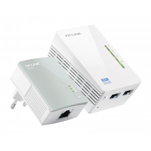 POWERLINE WIFI TP-LINK AV600 KIT 2UDS 2 PORT