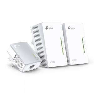 POWERLINE WIFI TP-LINK AV600 KIT 3UDS 2 PORT