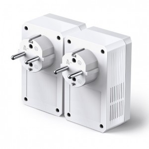 POWERLINE TP-LINK AV600 KIT 2 UDS 1 PORT CON ENCHUFE 2