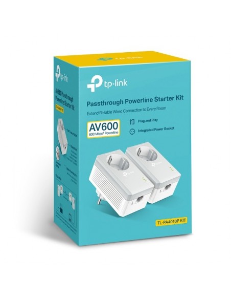 POWERLINE TP-LINK AV600 KIT 2 UDS 1 PORT CON ENCHUFE POWERLINE TP-LINK AV600 KIT 2 UDS 1 PORT CON ENCHUFE