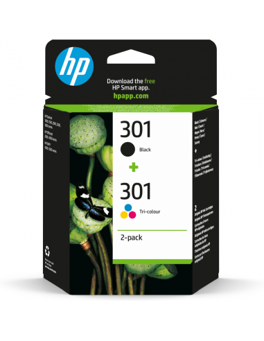 TINTA HP 301 PACK AHORRO NEGRO TRICOLOR