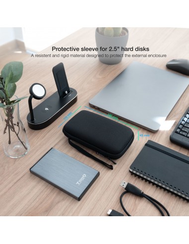 FUNDA CAJA EXTERNA TOOQ 2.5" NEGRO