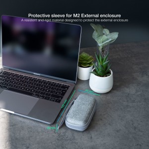 FUNDA CAJA EXTERNA TOOQ M2 GRIS 2