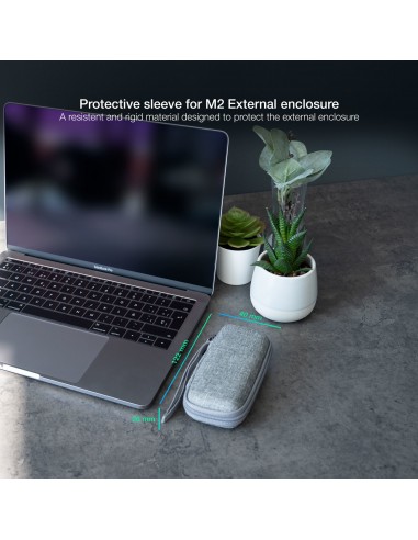 FUNDA CAJA EXTERNA TOOQ M2 GRIS