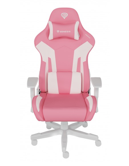 SILLA GAMING GENESIS NITRO 710 GASLIFT 4 150KG ROSA-BLANCO