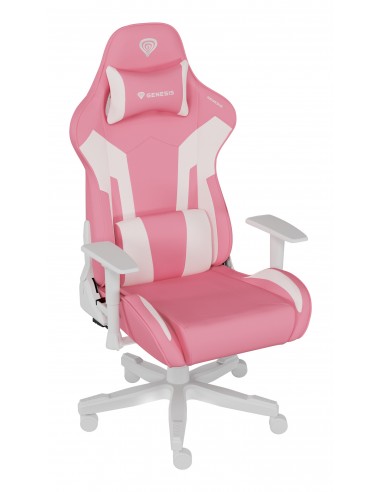 SILLA GAMING GENESIS NITRO 710 GASLIFT 4 150KG ROSA-BLANCO