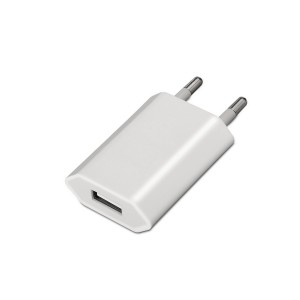 MINI CARGADOR AISENS USB 5V 1A BLANCO