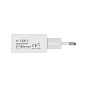 CARGADOR USB AISENS 10W 5V 2A BLANCO 2