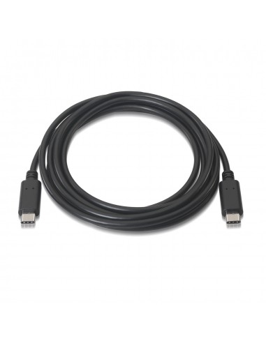 CABLE USB 2.0 AISENS 3A TIPO USB-C M-USB-C M NEGRO 3.0M