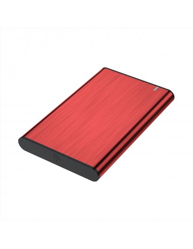CAJA EXTERNA 2.5" AISENS 9.5MM SATA A USB 3.0 USB3.1 GEN1 ROJA
