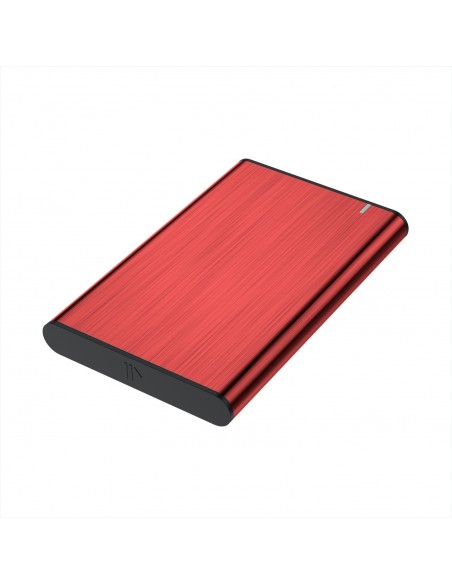 CAJA EXTERNA 2.5" AISENS 9.5MM SATA A USB 3.0 USB3.1 GEN1 ROJA