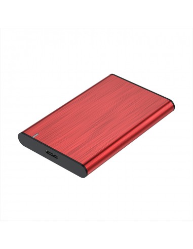 CAJA EXTERNA 2.5" AISENS 9.5MM SATA A USB 3.0 USB3.1 GEN1 ROJA