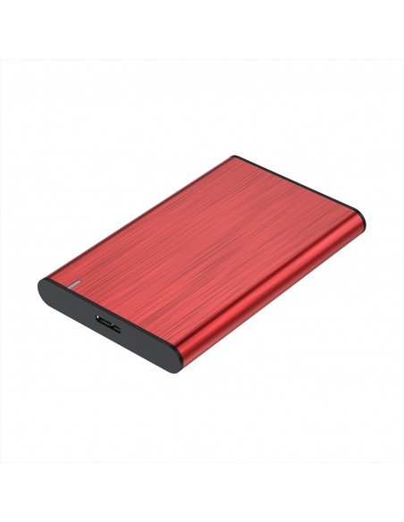 CAJA EXTERNA 2.5" AISENS 9.5MM SATA A USB 3.0 USB3.1 GEN1 ROJA