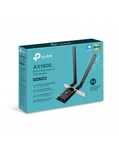 ADAPTADOR TP-LINK AX1800 WIFI6 PCI-E BLUETOOTH 5.2